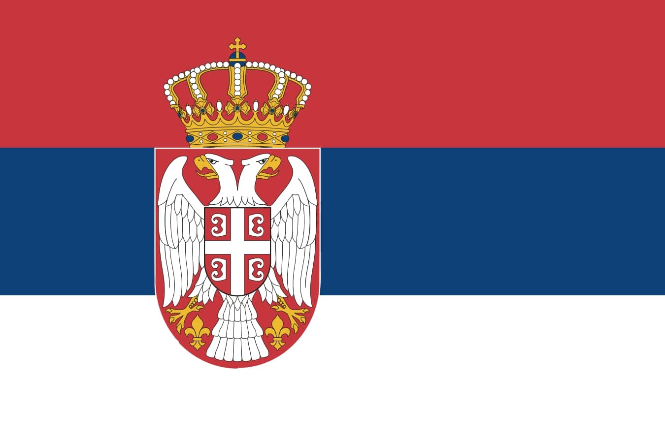 Drapeau du pays : Serbie