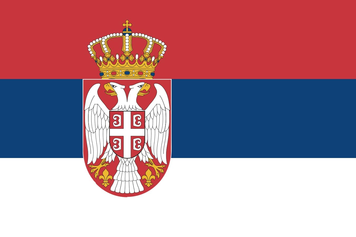 Drapeau du pays : Serbie