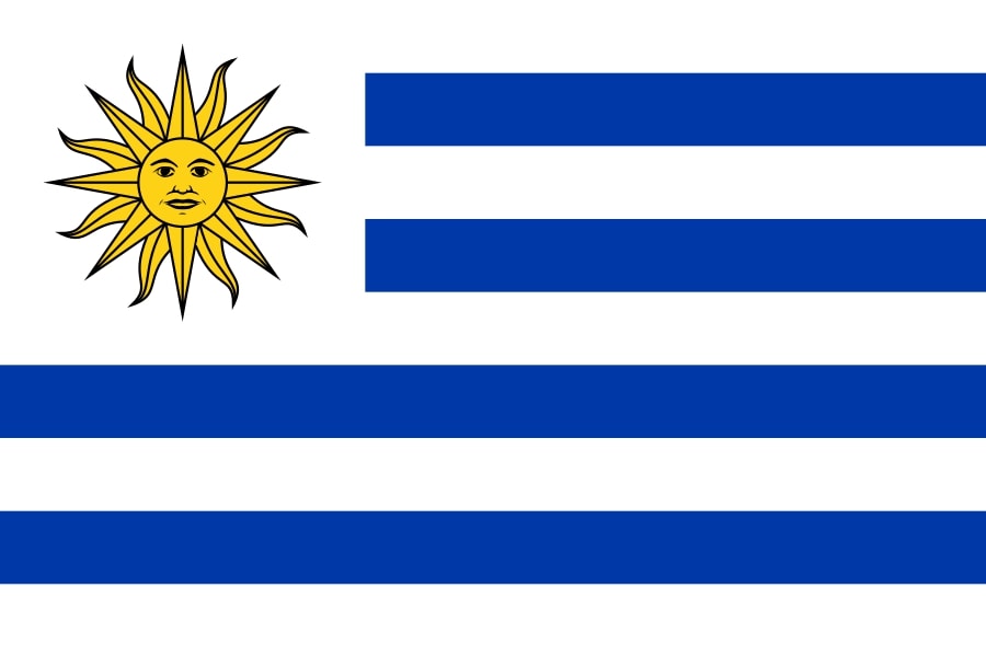 Drapeau du pays : Uruguay